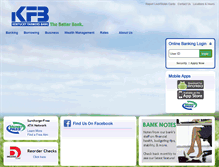 Tablet Screenshot of kentuckyfarmersbank.com